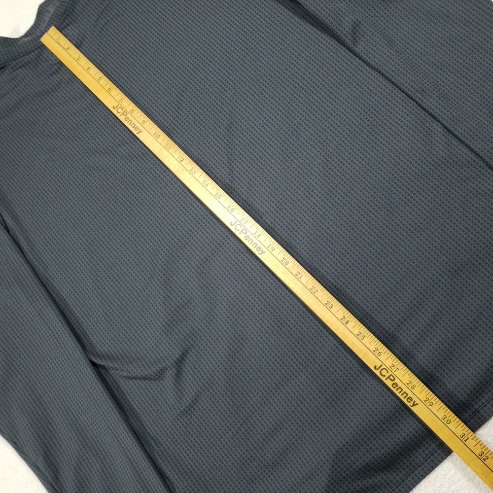 Under Armour ColdGear Baselayer Men 3XL Gray Grid Mock Neck Fitted Shirt Gym - Picture 6 of 8